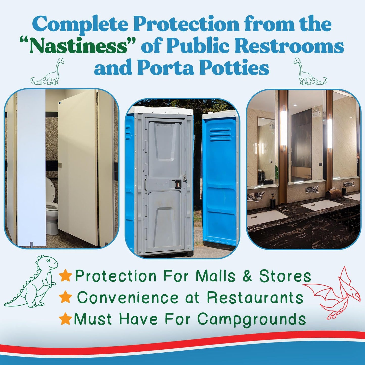 Cadily Toddler Toilet Seat Covers – Disposable, Waterproof & Public Potty Protection On the Go