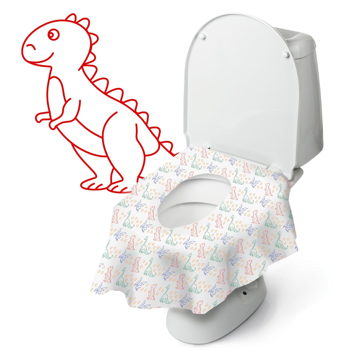 Cadily Toddler Toilet Seat Covers – Disposable, Waterproof & Public Potty Protection On the Go