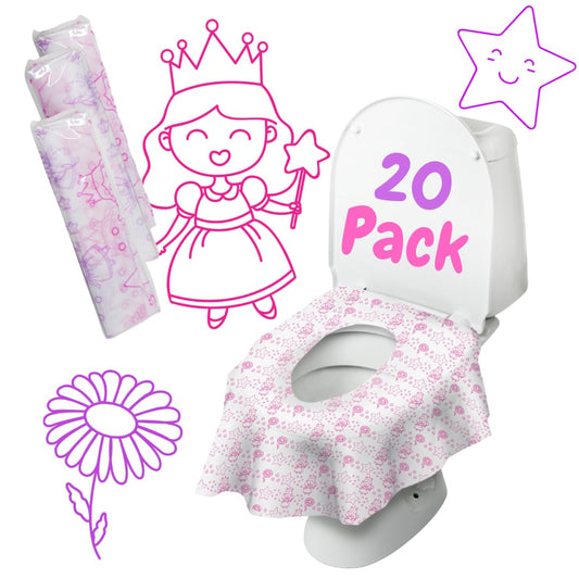 Cadily Toddler Toilet Seat Covers – Disposable, Waterproof & Public Potty Protection On the Go