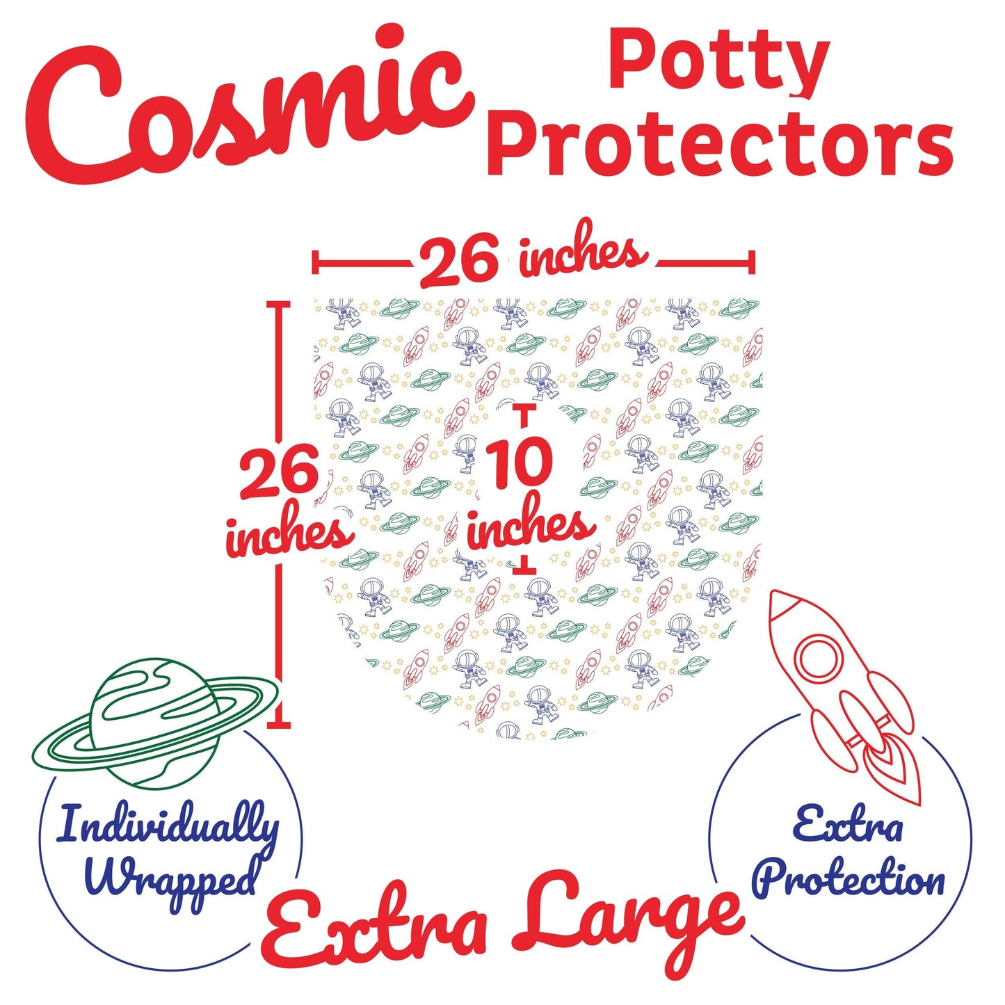 Cadily Toddler Toilet Seat Covers – Disposable, Waterproof & Public Potty Protection On the Go