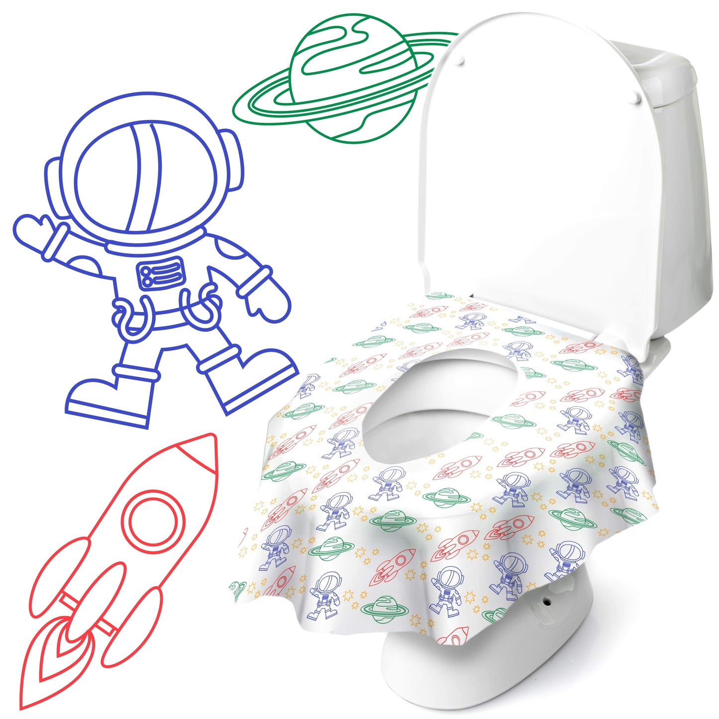 Cadily Toddler Toilet Seat Covers – Disposable, Waterproof & Public Potty Protection On the Go