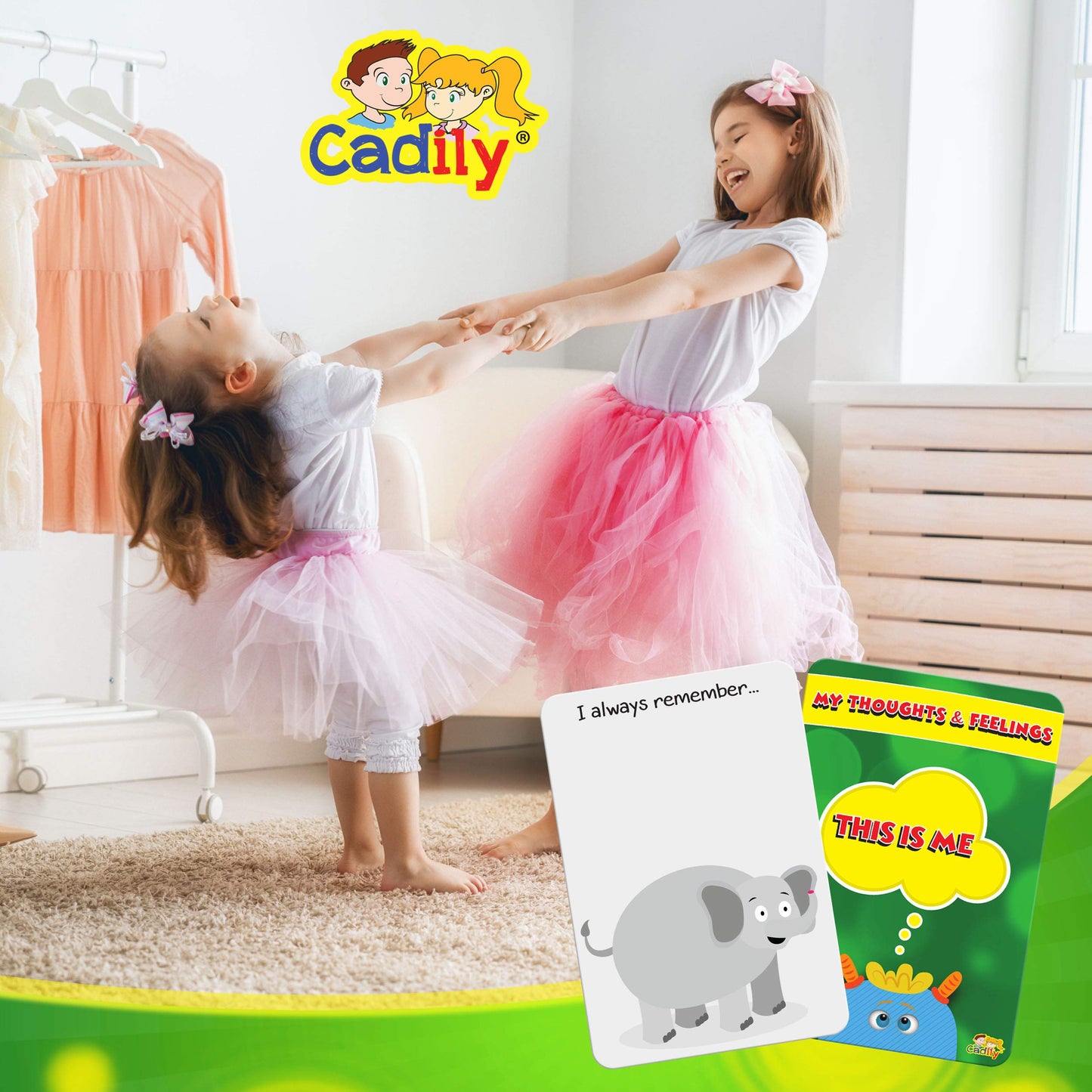 Cadily Conversation Cards for Kids – SEL Game, Social Skills Builder & Therapy Tool That Gets Them Talking (No Snacks Required)