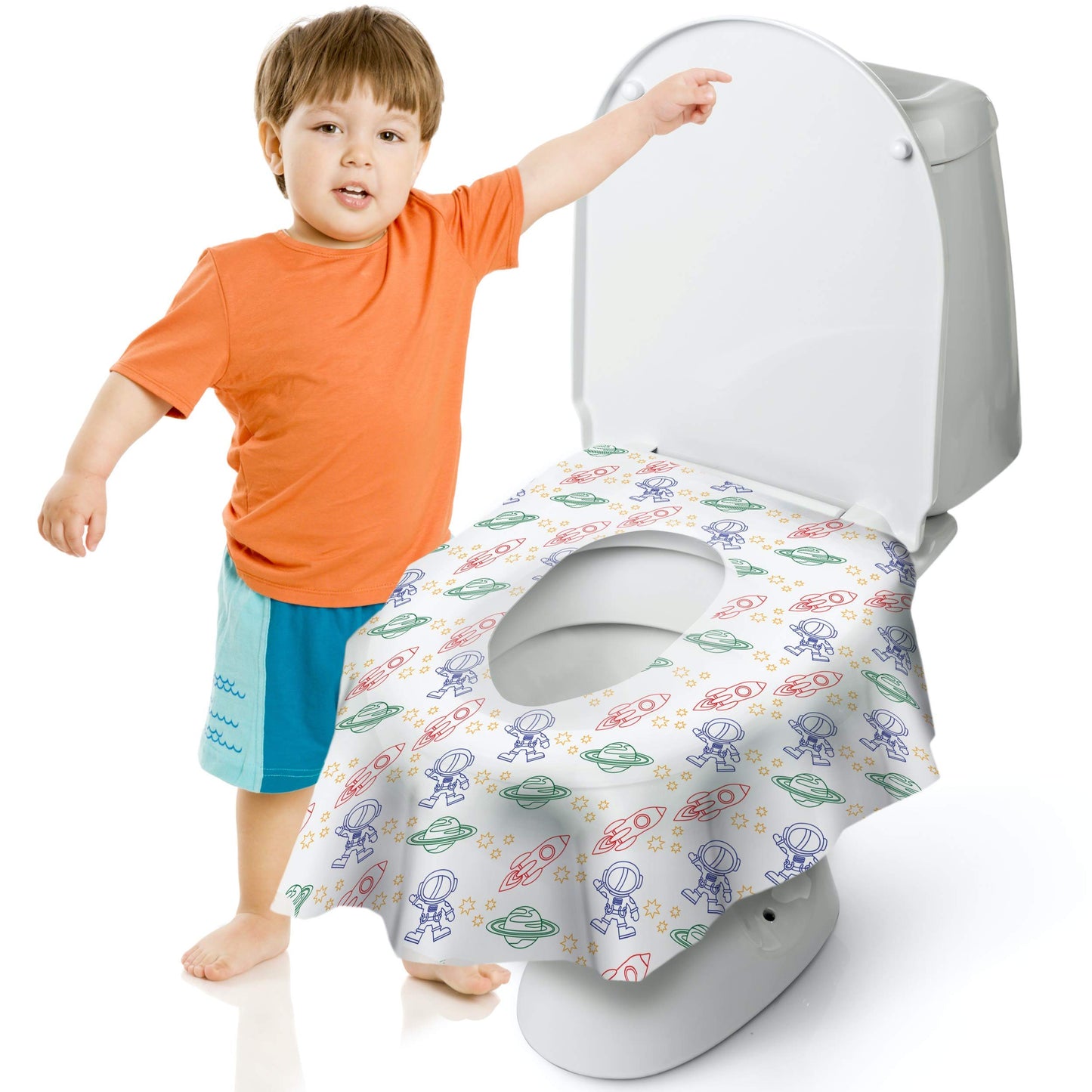 Cadily Toddler Toilet Seat Covers – Disposable, Waterproof & Public Potty Protection On the Go