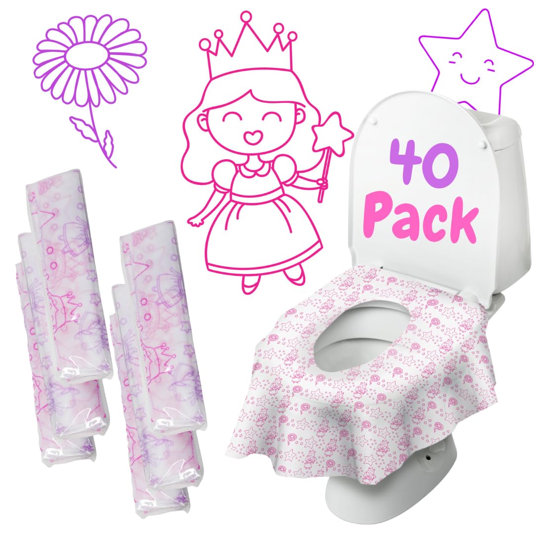 Cadily Toddler Toilet Seat Covers – Disposable, Waterproof & Public Potty Protection On the Go